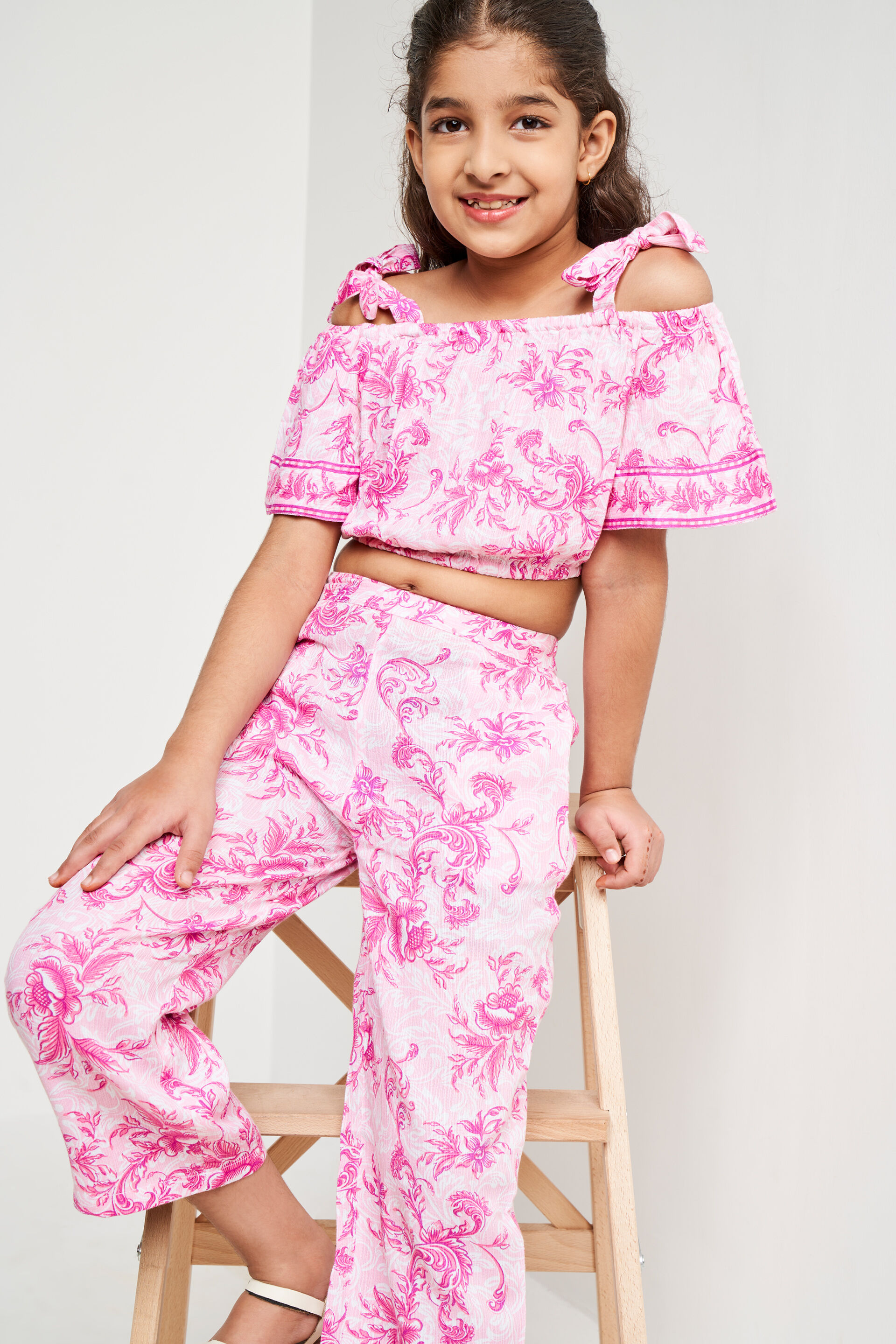 Lilac Ethnic Motifs Straight Suit, Lilac, image 7